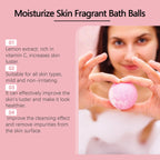 OceAura Bath Bubble Balls Soft Smooth Clean Body Care Moisturizing Skin Elasticity Enhanced Shower Products Gift Sets for Woman