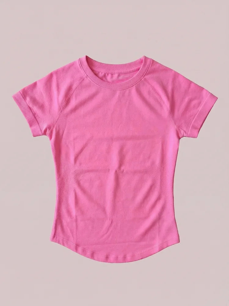 Women's 1DF-LO 1YNE-GO Compression Workout T-Shirt  Slim Fit Athletic Tee  Impact Short Sleeve Top  Women's sports shorts