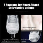 7 Thrusting & Vibrating Stimulation Modes Male Masturbator Cup Mens Realistic 3D Sleeve for Male Masturbation Penis Training 18+