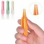 Baby Nose Cleaner Tool Toddler Nasal Cavity Care Supplies Kids Safety Tweezers Cleaning Forceps Baby Essentials Plastic Tweezers