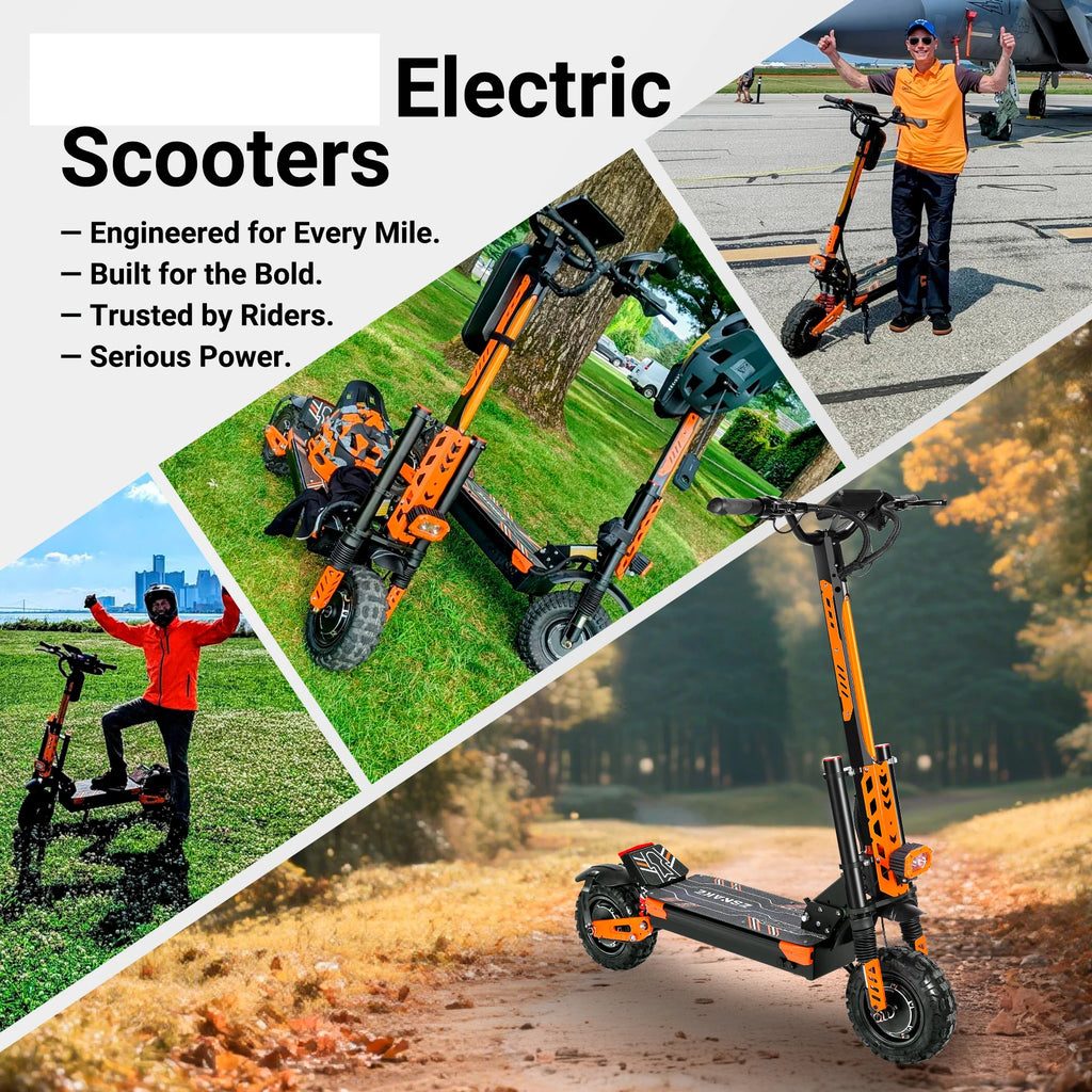 VREOM - VZ37 Electric Scooter-6000W Motor 60V30AH Battery High Power E-Scooter-70km/h Speed 11'' Vacuum Tire-Foldable EScoot