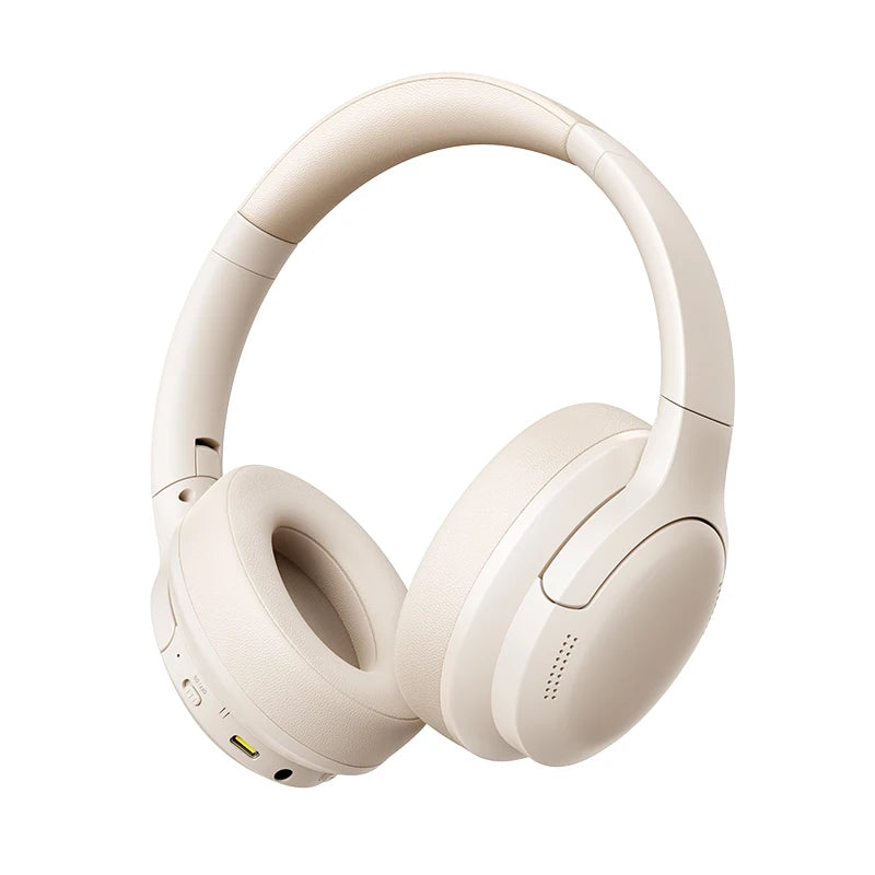 Baseus BH1 Lite Wireless Headphones Bluetooth 6.0 ENC Clear Call Headsets Super Bass Hit Earphones 80H Playtime Over Ear Headset