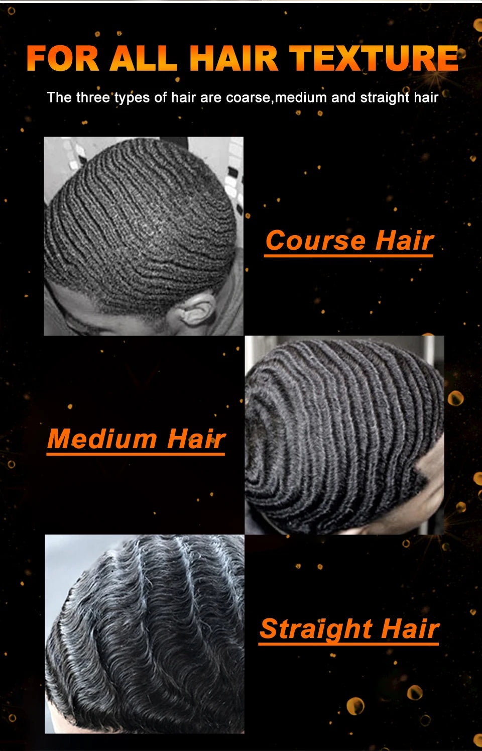 Deep Wave Control Pomade 360 Biotin Sport Strong Hold Wave Hair Gel With Brush Wavy Hair Oil Shampoo Conditioner Styling Care