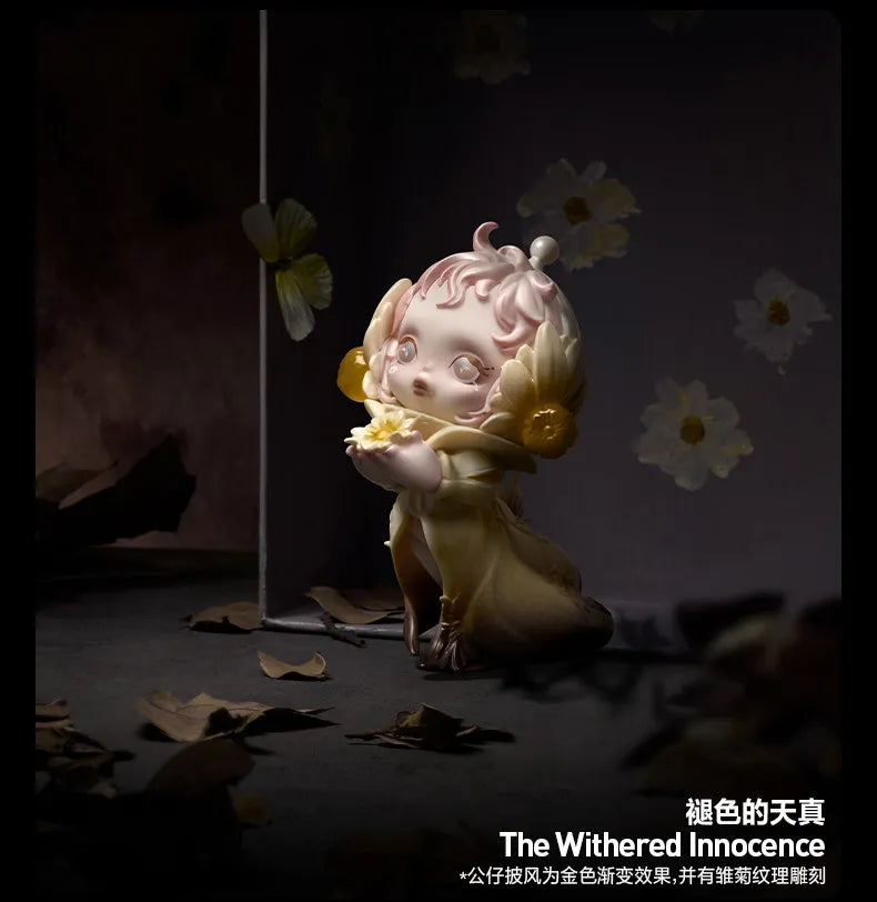 POP MART SKULLPANDA Petals In Four Acts Series Mystery Box Genuine Blind Box Guess Toys Bag Ornament Figurine Home Decor Desktop