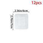 12/25/50Pcs Large Size Hypoallergenic Non-woven Wound Dressing Band Aid Bandage 6*7 10*10 10*15 10*25cm
