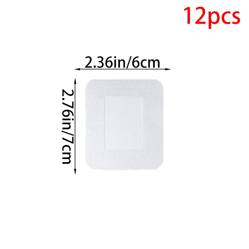 12/25/50Pcs Large Size Hypoallergenic Non-woven Wound Dressing Band Aid Bandage 6*7 10*10 10*15 10*25cm
