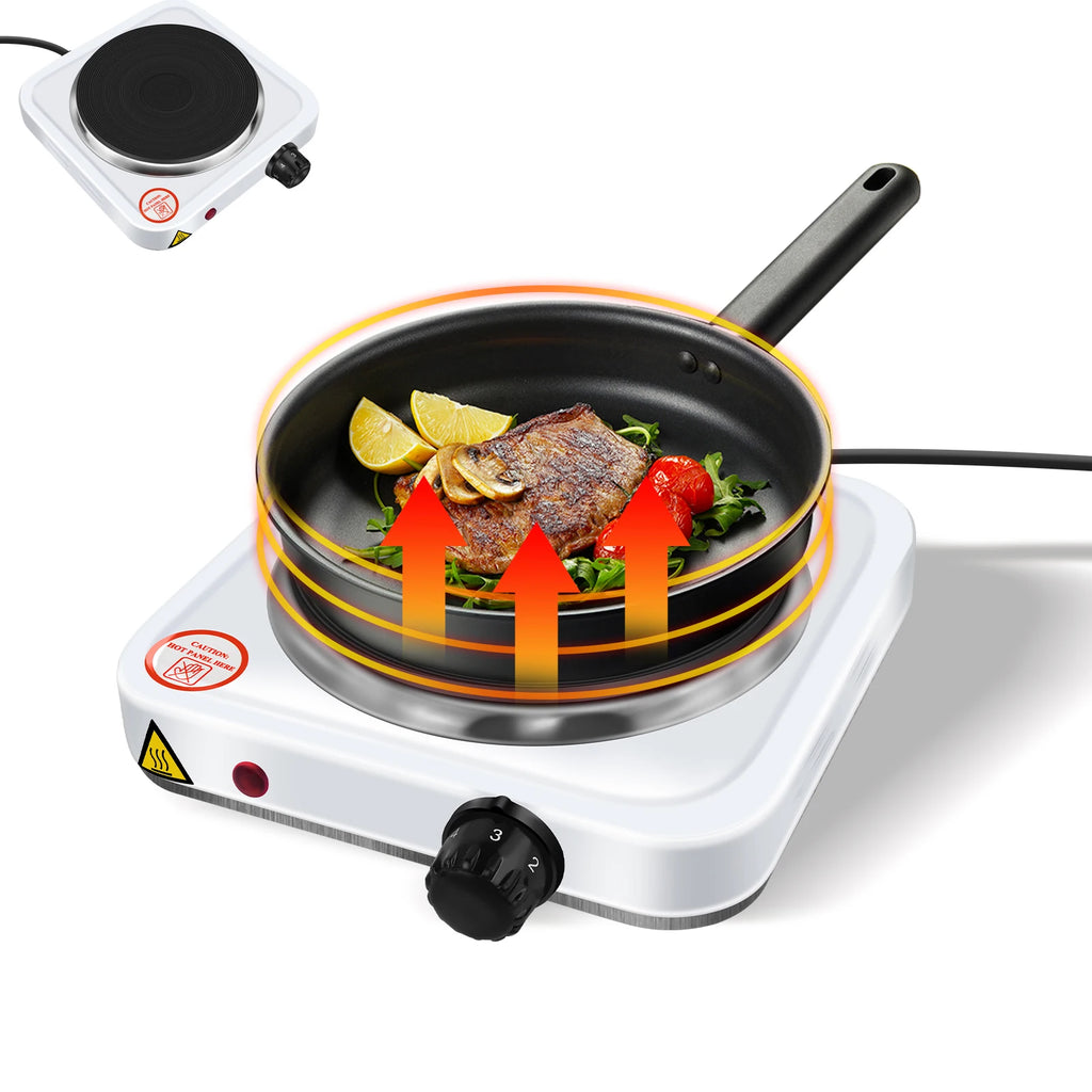 5-Speed 1000W Electric Stove Hot Plate Iron Burner Home Kitchen Cooker Coffee Heater Household Cooking Appliances