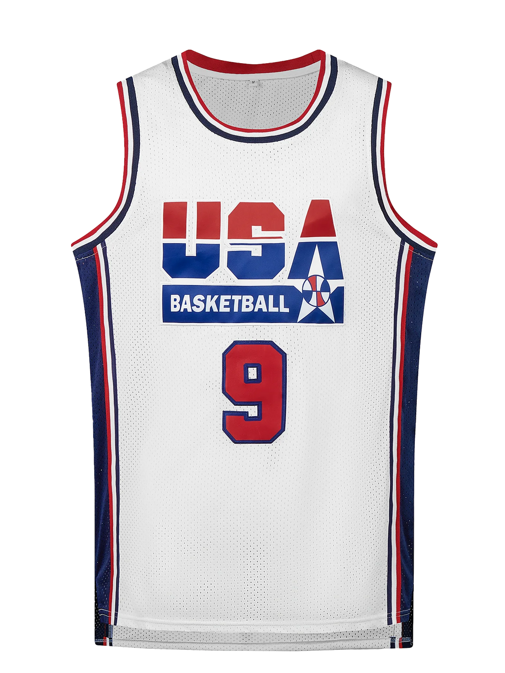 Men's Embroidered #9 Basketball Jersey Breathable Sportswear Sleeveless Training Uniform Team Vest New Design Tops