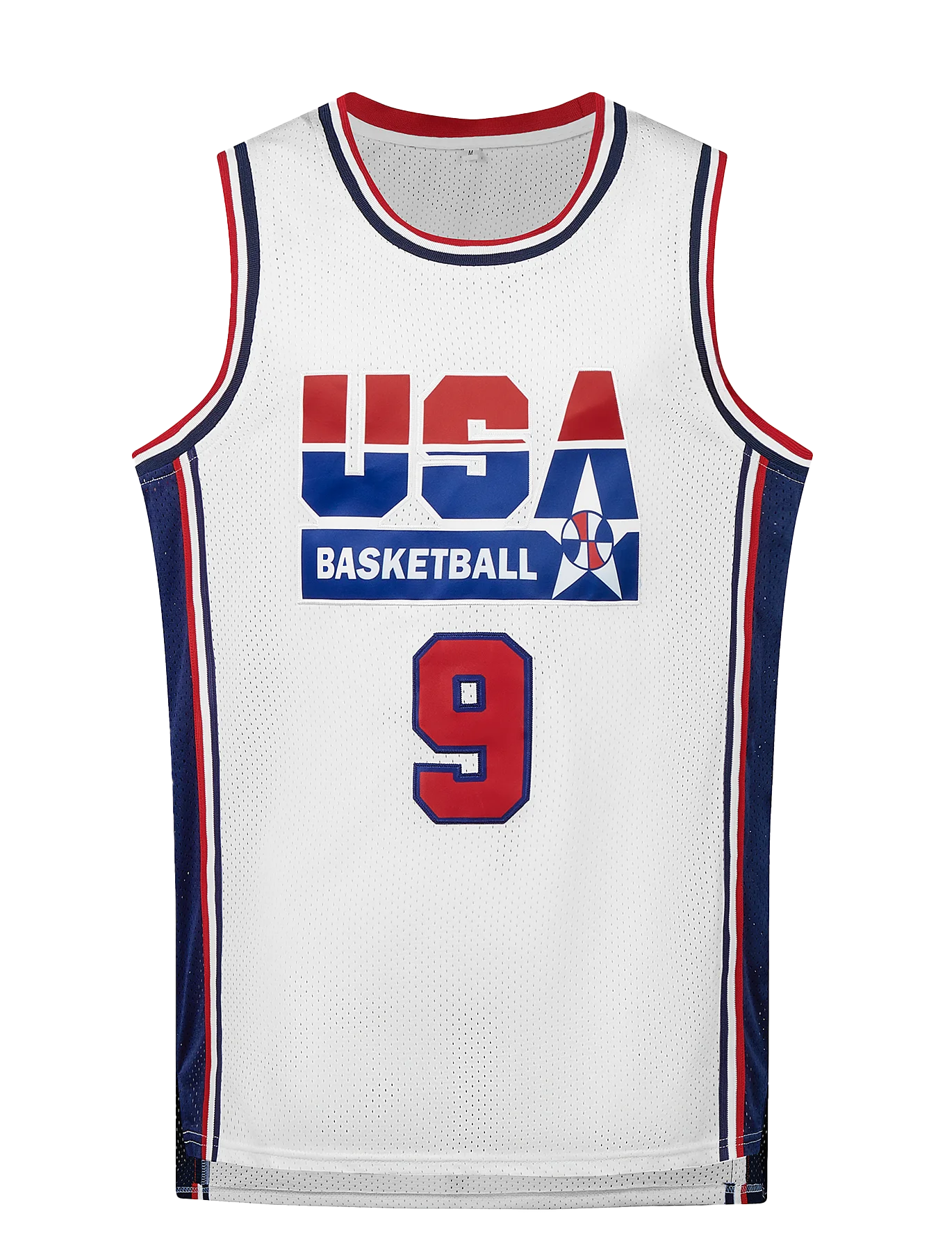 Men's Embroidered #9 Basketball Jersey Breathable Sportswear Sleeveless Training Uniform Team Vest New Design Tops