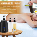 Massage Oil Heater Lotion Essential Cream Bottle Warmer LED Display Temperature Control Quick Heating Body Oils For Salon SPA