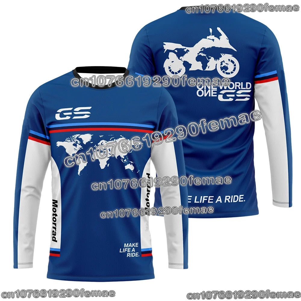 Hot Sale GS Adventure Motorrad Commemorative T Shirt Outdoor Motorcycle Riding Comfortable Top For Adventure Bike Lovers