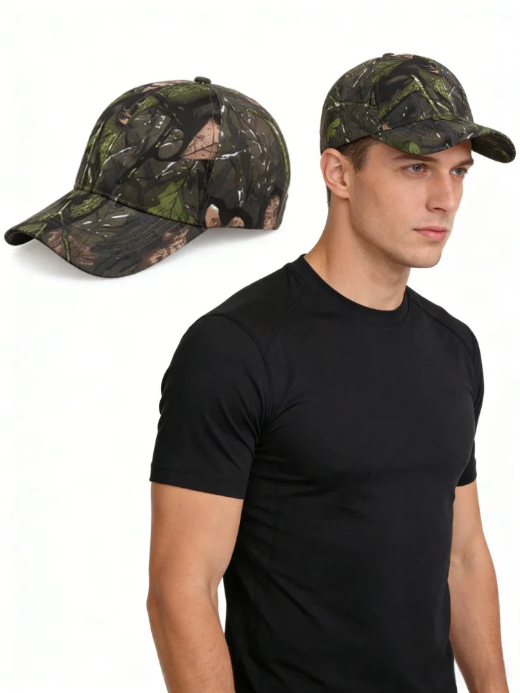 Summer New Camouflage Baseball Cap Outdoor Sports Hiking Fishing Hunting Caps Sunscreen Casual Sun Hats For Men Women