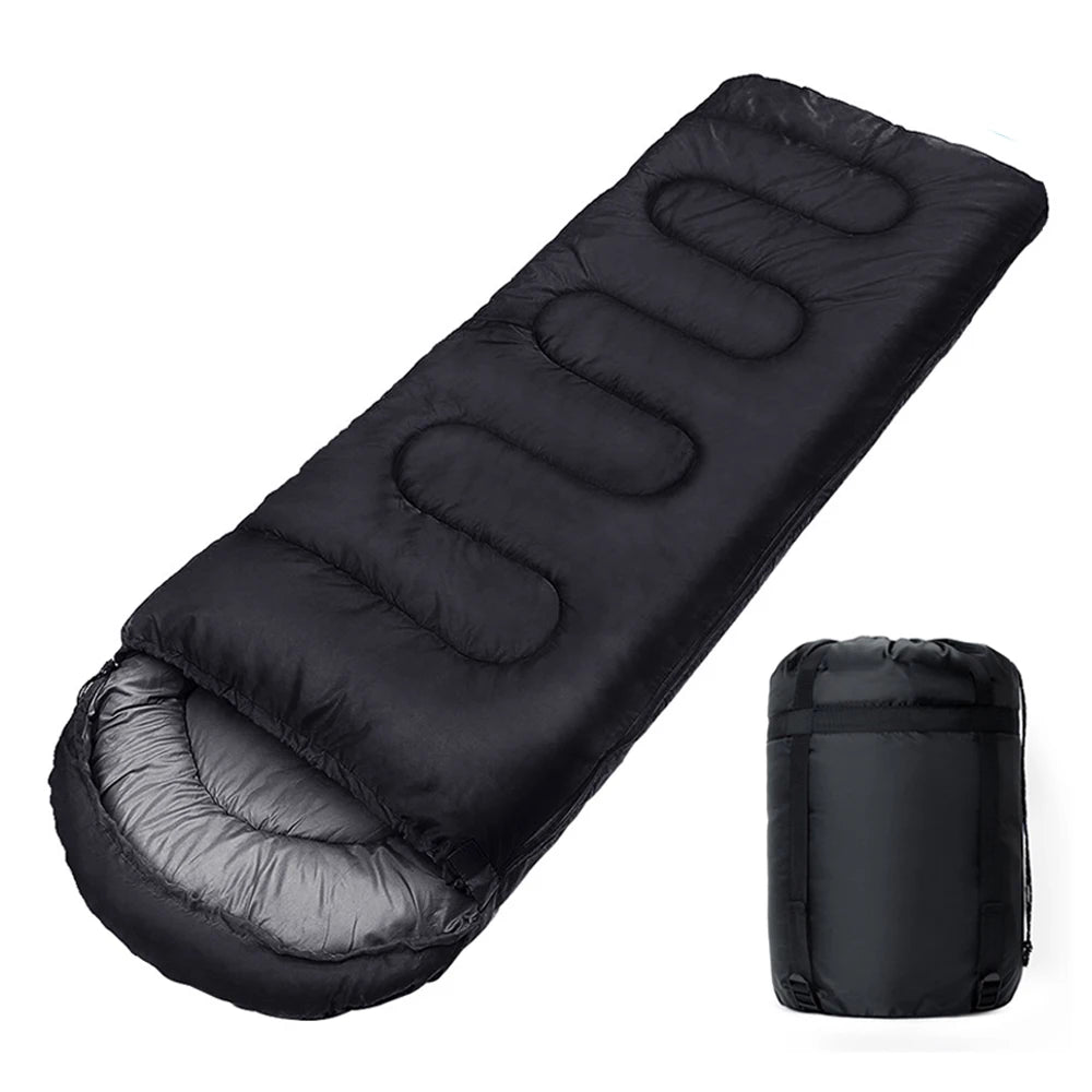 Camping Sleeping Bag Lightweight 4 Season Warm Envelope Backpacking Outdoor Mummy Cotton Winter Sleeping Bag Main image