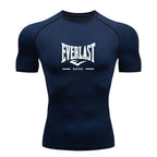 New Men's Compression Running T-Shirt Short Sleeve Gym Fitness Workout Sportswear ZY00139