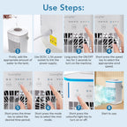 Portable Air Conditioner with Colorful Atmosphere Light Water Cooling Fan USB Table Fan 700ml Water Tank Desktop Fan Humidifier