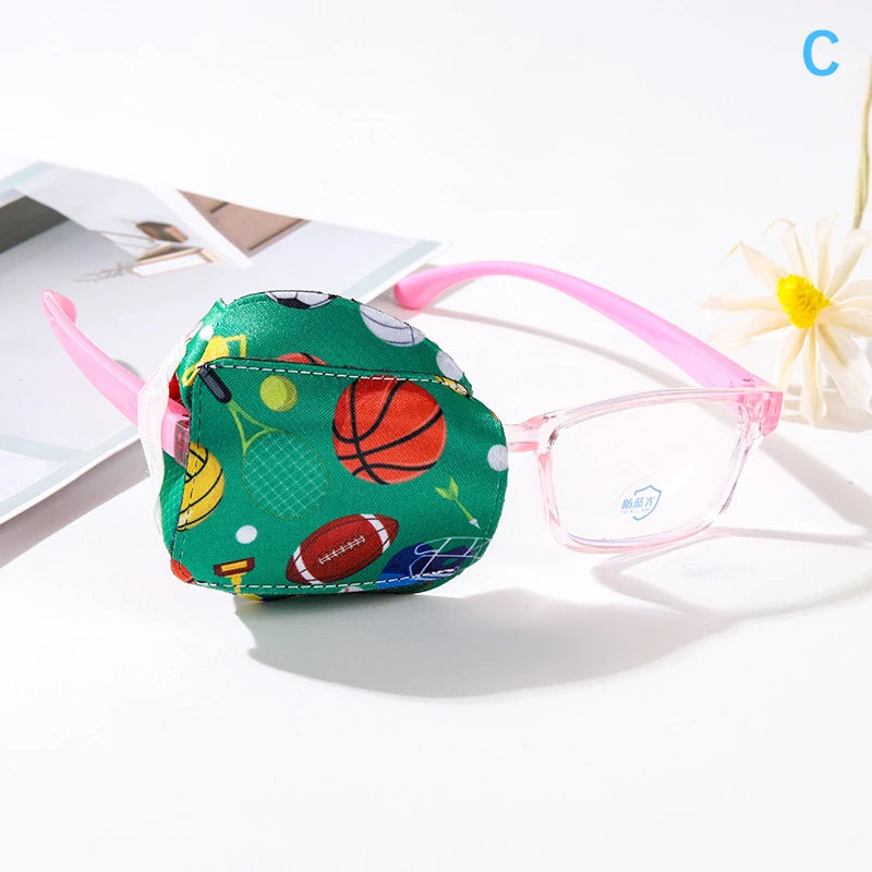 1Pc Cute Kids Strabismus Treatment Vision Care Children Health Care Kids Child Occlusion Medical Lazy Eye Patch Eyeshade