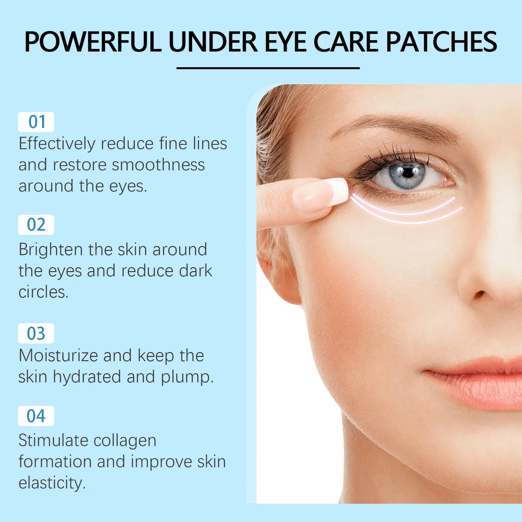 Retinol Eye Mask Patch - Gentle ingredients to care for the skin around the eyes, nourishing and moisturizing eye mask
