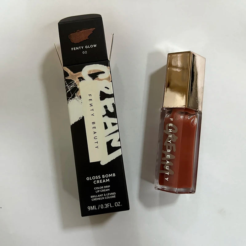 Fenty Beauty Gloss Lip Glaze Multi-color Moisten Shine Glitter Lip Plumper Makeup Beginner Liquid Lipstick Makeup Cosmetics
