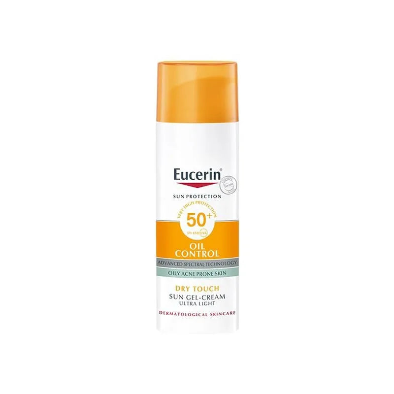 Eucerin Oil Control Face Sunscreen SPF50+ Refreshing Matte Non Greasy Oil Control UV Protection for Oily Acne Prone Skin