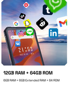 IIIF150 Air1 Rugged Phone Smartphone 5000mAh Battery 6.5" FHD+ Display 20MP Camera NFC IP68 IP69K 11.35MM Ultra-Thin Rugged