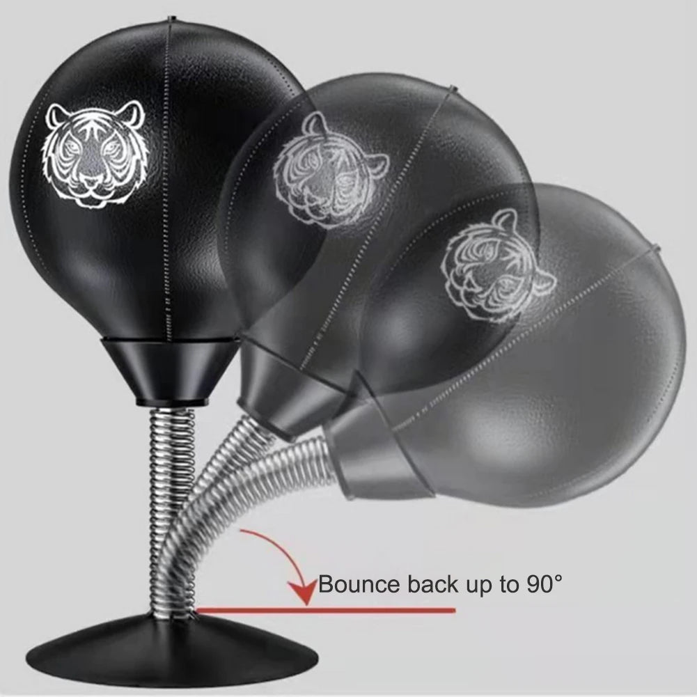 Desktop Punching Ball With Suction Cup Tabletop Boxing Punching Bag Tress Buster Desk Boxing Punch Ball Stress Release