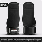2Pcs Gym Gloves Fitness Hand Palm Protection Equipment Anti Slip Wear-resistant Wrist Protection Hard Pull Grip Strength Gloves