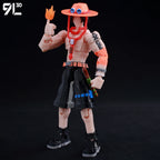 9L3D Printed Anime One Piece Naruto Demon Slayer Dummy13 Lucky T13 Movable Shapeshift Action Figures Mannequin Toys Collectors