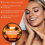 Sunless Tanning Lotion Summer Lasting Body Intensive Bronzing Brown Accelerator Natural Glow Repair Solarium Self Tanner Cream