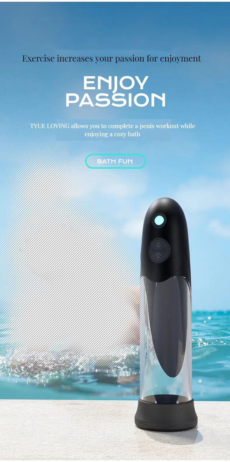 Penis Pump Penile Thicken Penis Exerciser Sex Toys for Man Electric Sextoys Dick Enlargement for Men Cock Stretch Devices