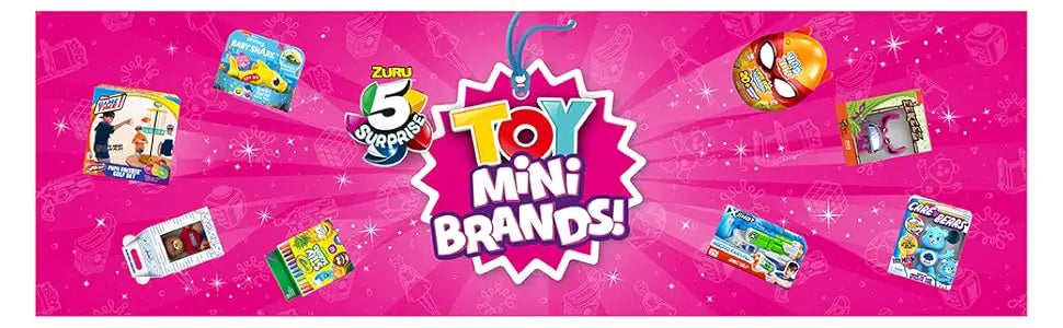Zuru 5 Surprise Mini Brands Toys Toy Mini Brands Series 2 Mystery Capsule  Toy Store Shopping Toy Mini Brands Collecting Toys