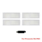 Accessories For Proscenic M6 Pro Robot Vacuum Cleaner Part Main Side Brush Hepa Filter Mop Cloth Pad Replacement Spare Parts