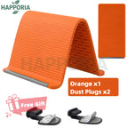 HAPPORIA Portable Foldable Silicone Phone Holder Flexible Bendable Multi Angle Adjustable Stand for Universal Phone Tablet