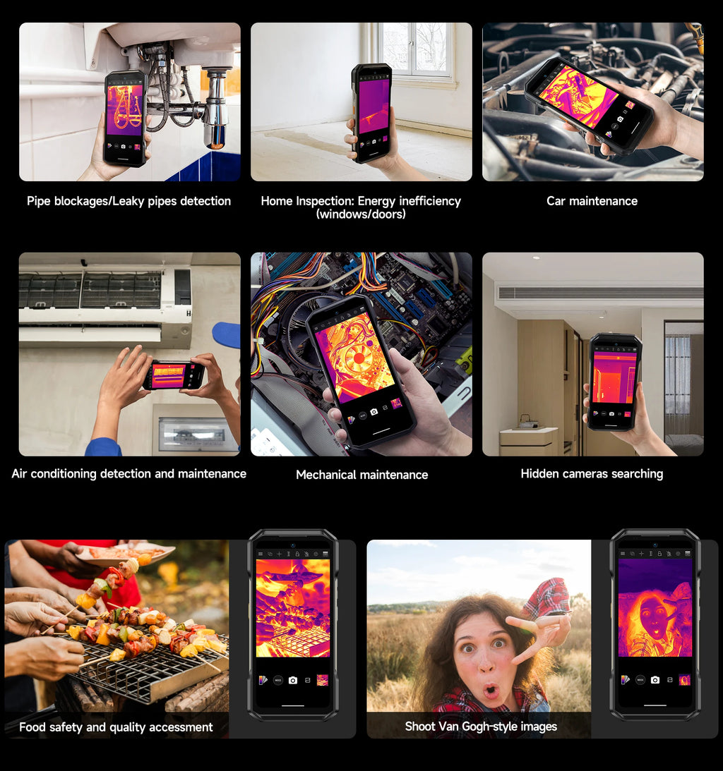 Ulefone Armor 27T Pro+ 5G Rugged Phone 10600mAh Android 15 Smartphone 50MP+64MP Night Camera 6.78" 120Hz 24GB+256GB NFC Mobile