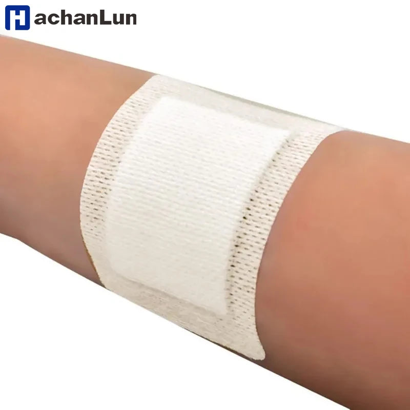 12/25/50Pcs Large Size Hypoallergenic Non-woven Wound Dressing Band Aid Bandage 6*7 10*10 10*15 10*25cm