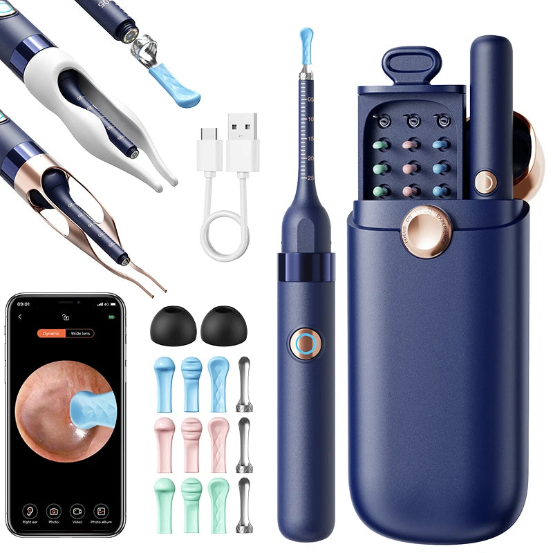 Upgraded Smart Visual Ear Wax Cleaner With Camera 800W HD Endoscope Multi-Functional Visual Ear Cleaning Tool Includes Storage Main image