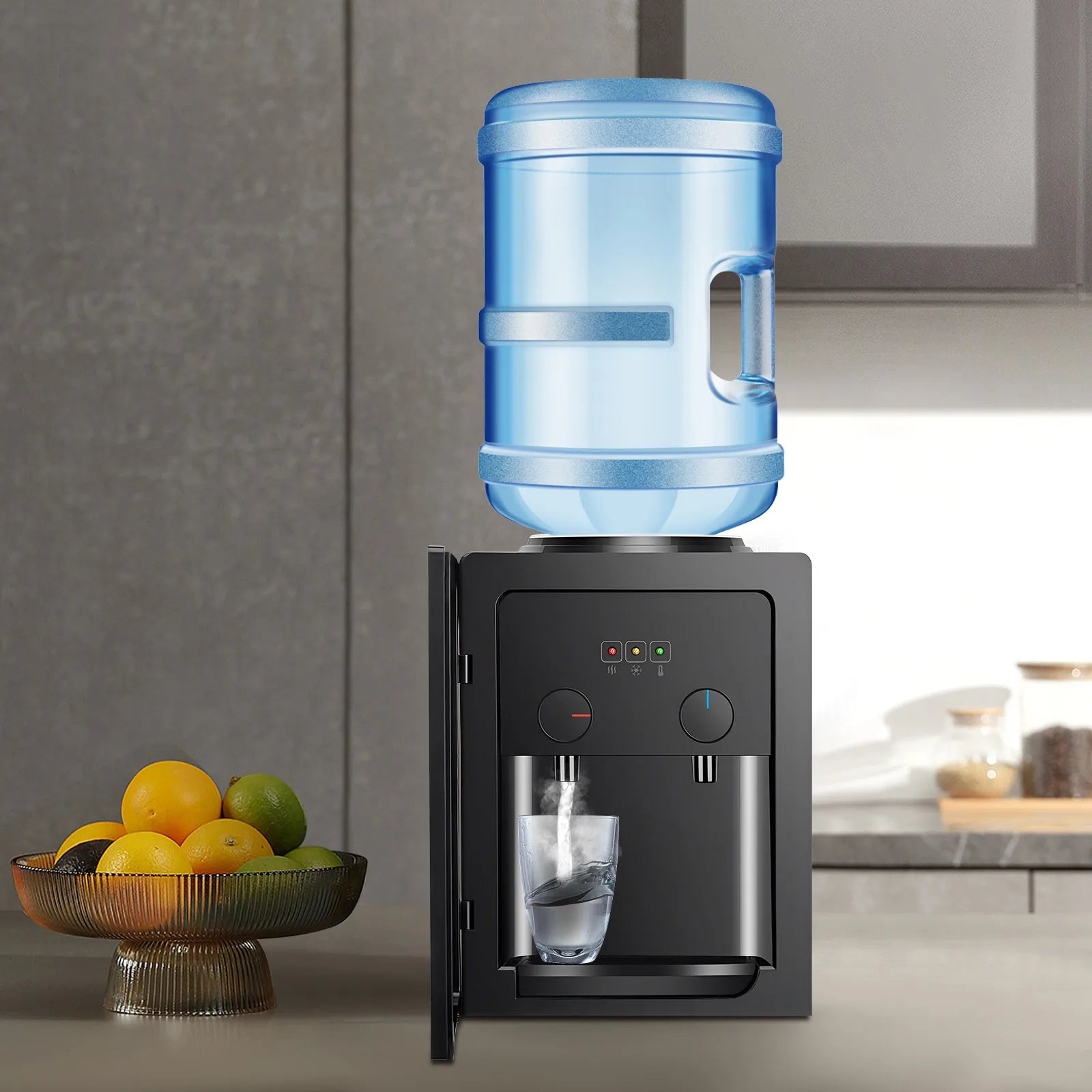Desktop Electric Water Dispenser Independent Hot and Cold Coffee Office Water Dispenser 550w 85-95 ℃