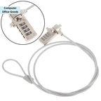 【4 Digit Security Password Computer Lock Anti-theft Chain For Notebook PC Laptop】