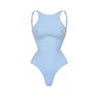 2026 2Pcs Sexy Women One Piece Swimsuit Female Swimwear Solid Biquini High Cut Monokini Push Up Swim Suits Bathingsuit Beachwear