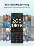 UNIWA F26 PRO 4G Touchscreen Smartphones Keypad Phone 3.5” Dual SIM Android 11 2GB+16GB 2850mAh Cellphone Whatsapp Google Store