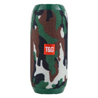 TG117 Portable Outdoor Wireless Bass Speaker With Charging Cable And Aux Cable - FM TF USB Plug-in Card Compatible