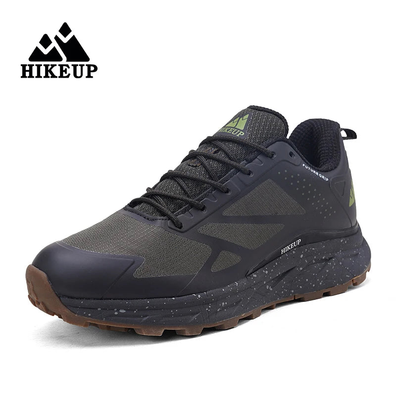 HIKEUP Outdoor Men's Sneakers Women Breathable Trail Running Shoes Hiking Shoes Trail Male Comfort Trekking Running Sneakers Main image