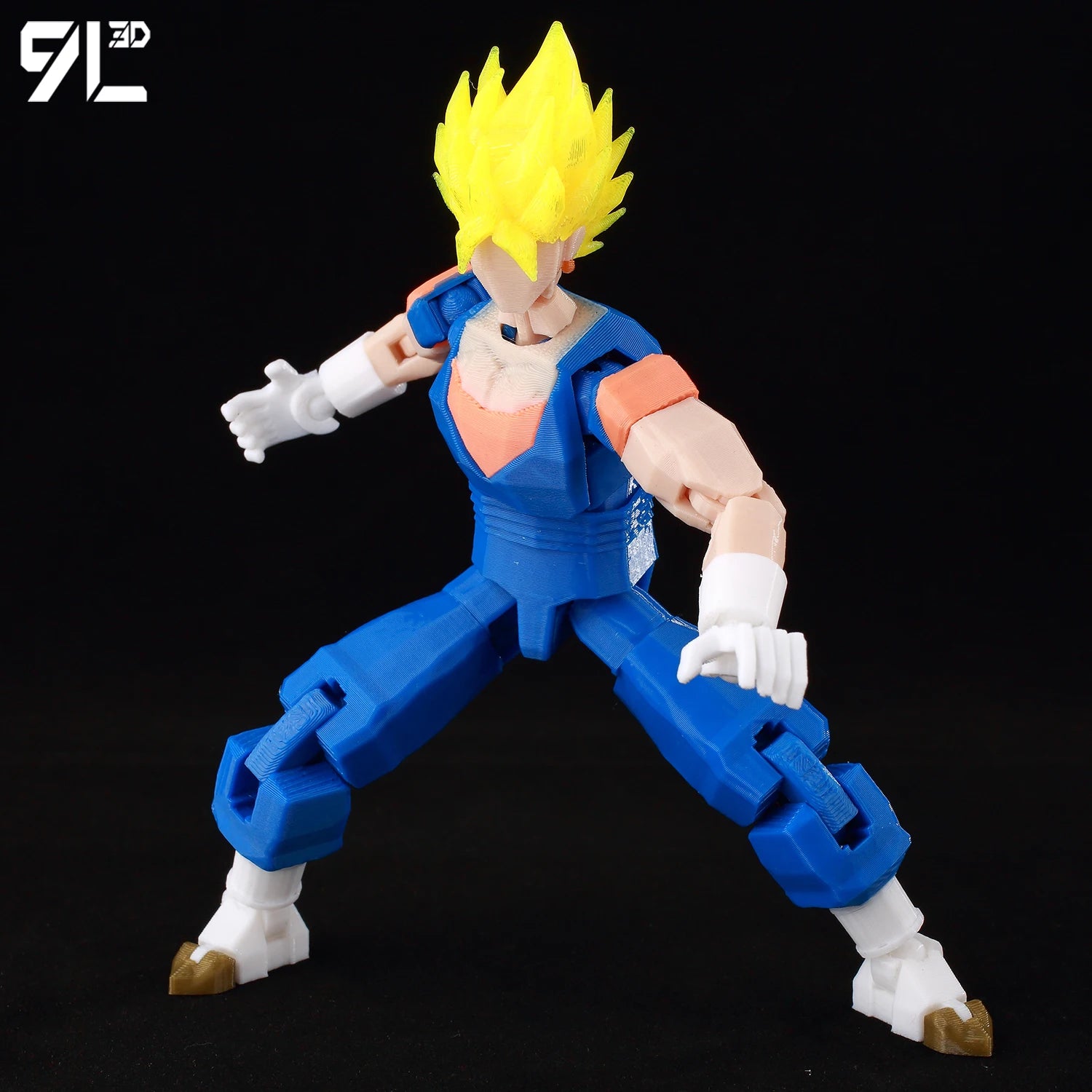 9L3D Printed Dragon Ball Son Goku Vegeta Beerus Frieza Anime Lucky13 Dummy13 Titan13 Action Figures Multi-Jointed Movable Toys