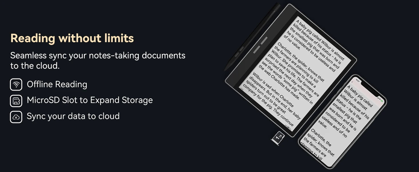 BIGME B751C Ebook Reader, 7 inch Color E-ink Screen Tablet, Portable Electronic Book ereader, Android 11 OS, support Google Play