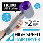 1600W Professional Hair-care Negative Ion Hair dryer 220V Leafless Hairdryer High Speed household Blow Dryer Salon Style Tool