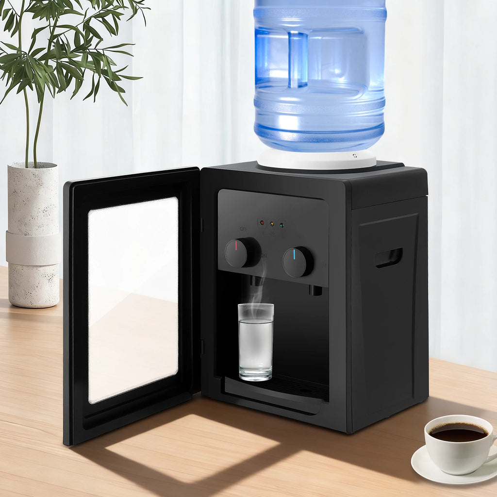 550W Portable Electric Hot and Cold Water Dispenser with Food-Grade Stainless Steel Inner Liner for Multiple Buckets