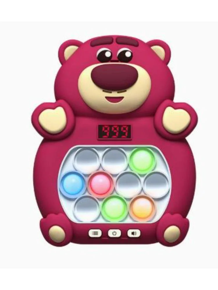 Lotso Game 3D Ground Mouse Challenge Stress Relieving Game Console Quick Push Game Pop Up Quick Push PuzzleToy Birthday Gift
