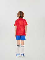 Yingruida Spain National Soccer Jersey Set for Kids Breathable Top Quality Football Uniforms Children Team Sportswear