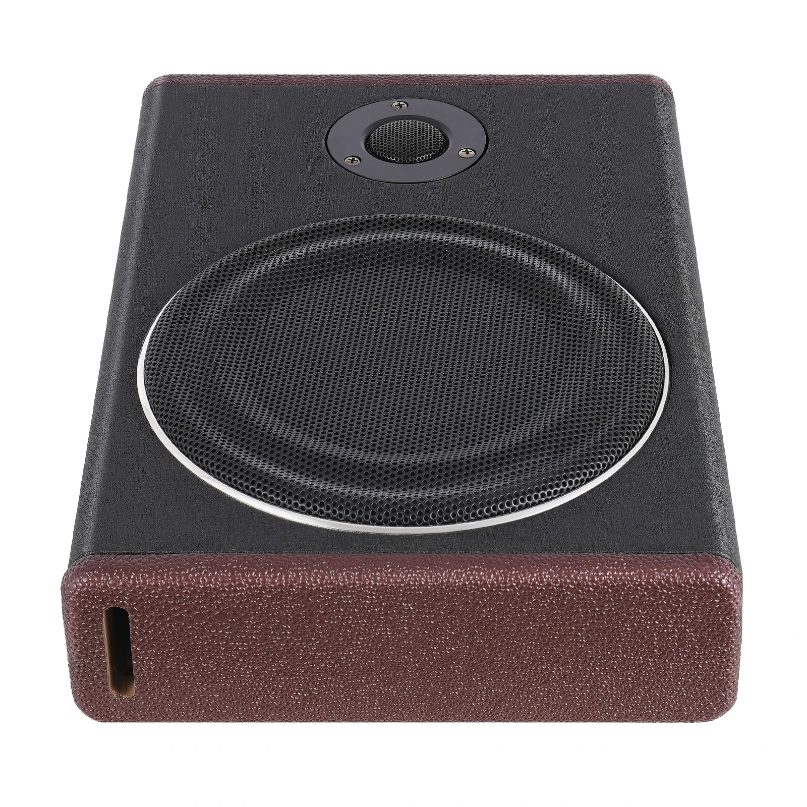 8 Inch Ultra Slim Car Subwoofer Under Seat 12V 600W Car Active Subwoofer Compact Car Bass Audio Car Stereo Amplifier Speaker