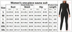 MrifDila Sauna Suit Jumpsuit Full Zip Up Sweatsuit Hot Sweating Jumpsuit Long Sleeve Romper Bottom Pants Sweating Bodysuit Shape