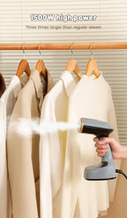 1500W Handheld Steam Hanging Iron Touch Screen Control 15 Seconds Fast Preheat 150ml Portable Home Small Fabric Clothes Steamer